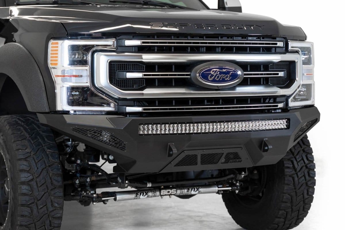 ADD F171193030103 2017 - 2022 Ford F250/F350 Super Duty Stealth Fighter Front Bumper - Rugged Truck Gear