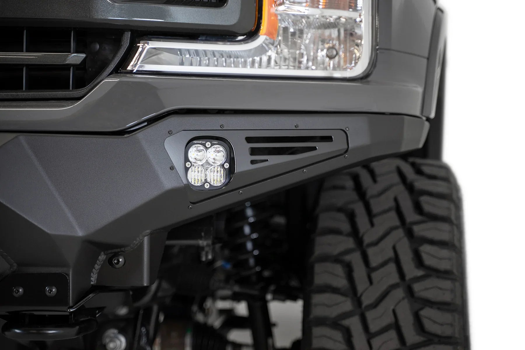 ADD F180012140103 2018 - 2020 Ford F150 Bomber Front Bumper | Dual 20" Light Bar - Rugged Truck Gear