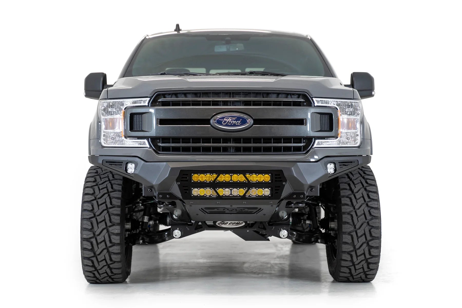 ADD F180012140103 2018 - 2020 Ford F150 Bomber Front Bumper | Dual 20" Light Bar - Rugged Truck Gear