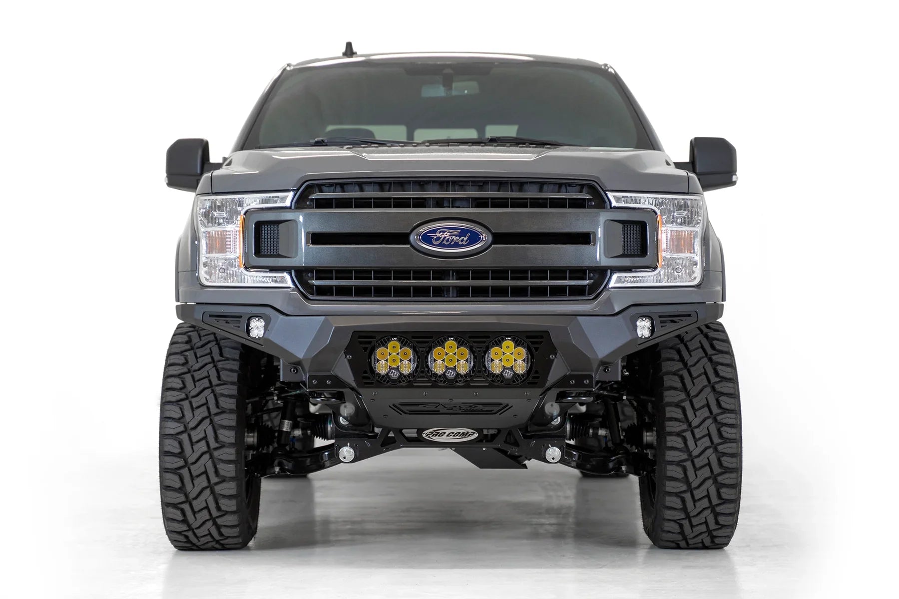 ADD F180014100103 2018 - 2020 Ford F150 Bomber Front Bumper | Baja Design Light Mount - Rugged Truck Gear