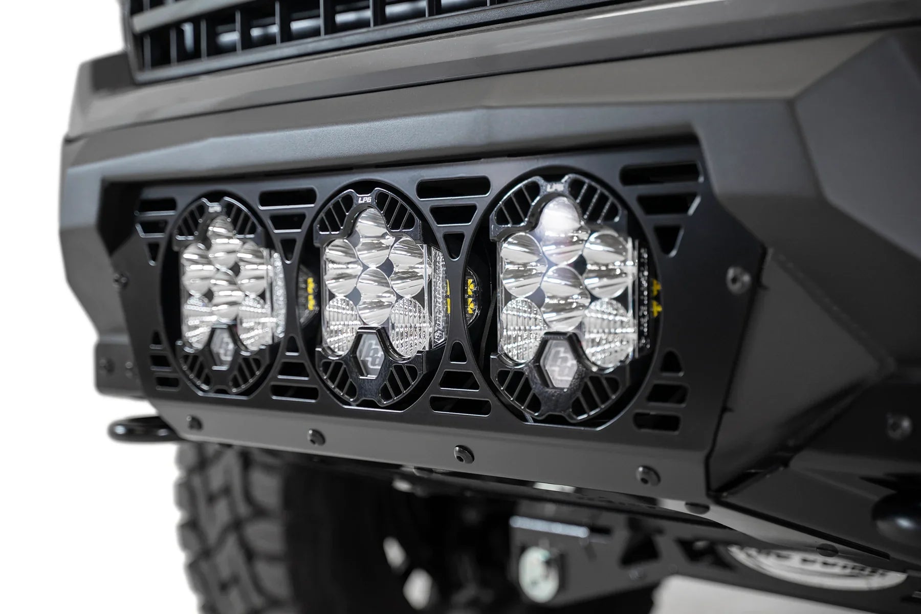 ADD F180014100103 2018 - 2020 Ford F150 Bomber Front Bumper | Baja Design Light Mount - Rugged Truck Gear