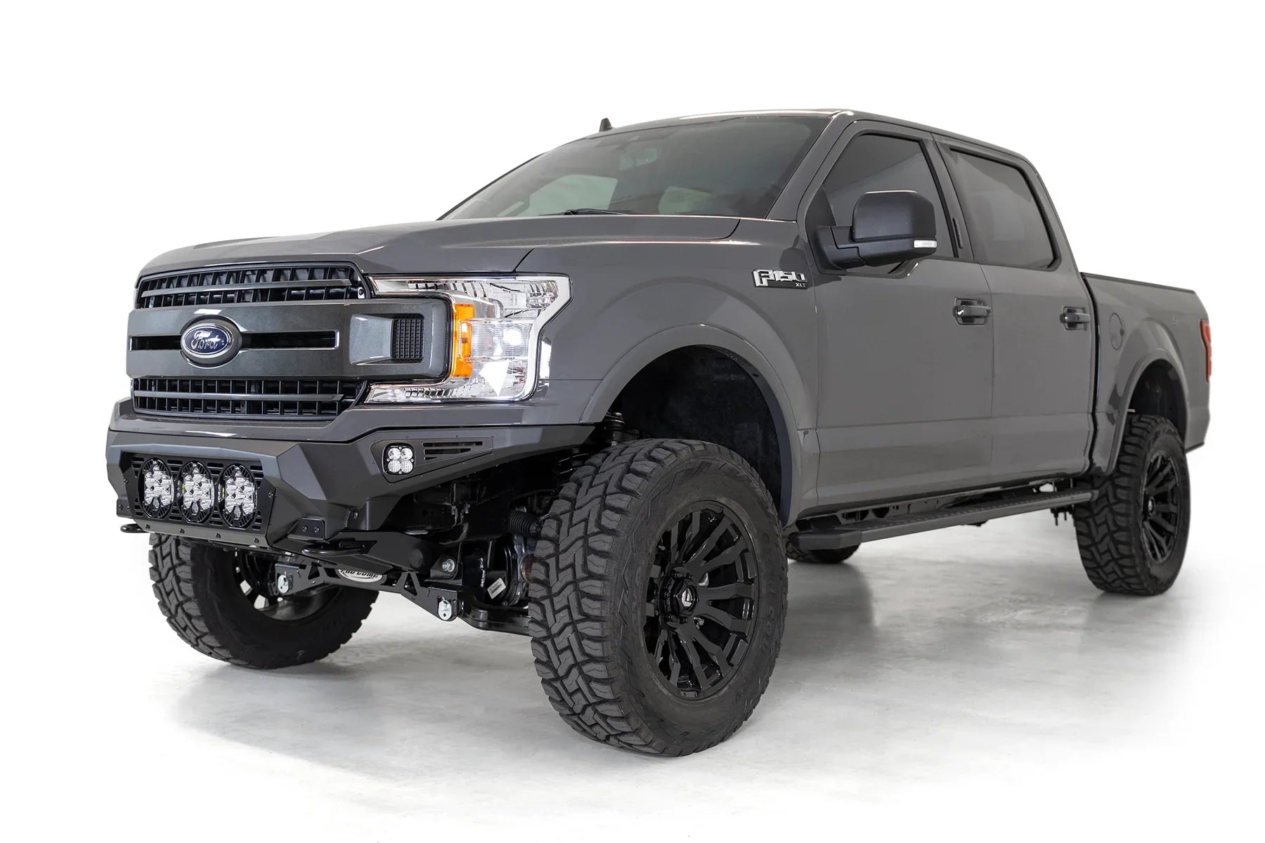 ADD F180014100103 2018 - 2020 Ford F150 Bomber Front Bumper | Baja Design Light Mount - Rugged Truck Gear