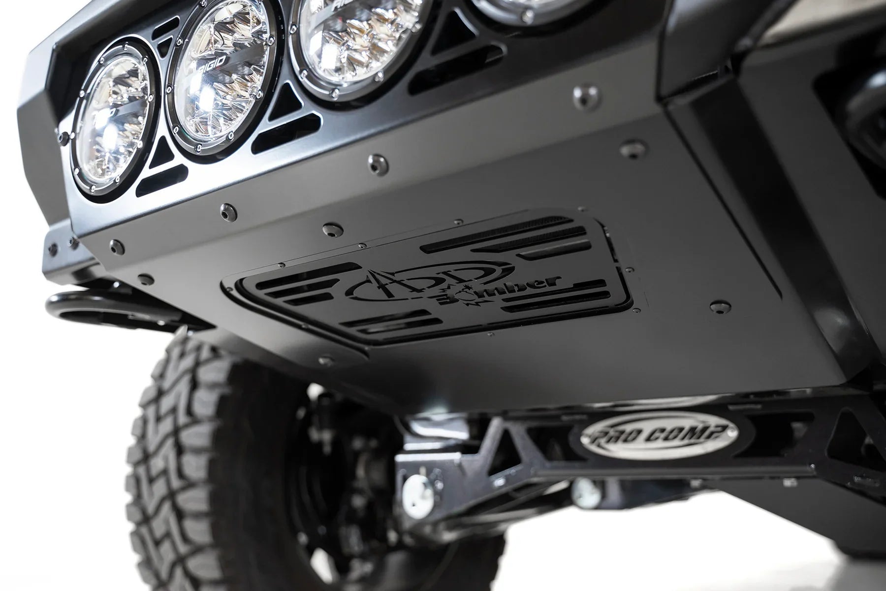 ADD F180014110103 2018 - 2020 Ford F150 Bomber Front Bumper | Rigid Light Mount - Rugged Truck Gear