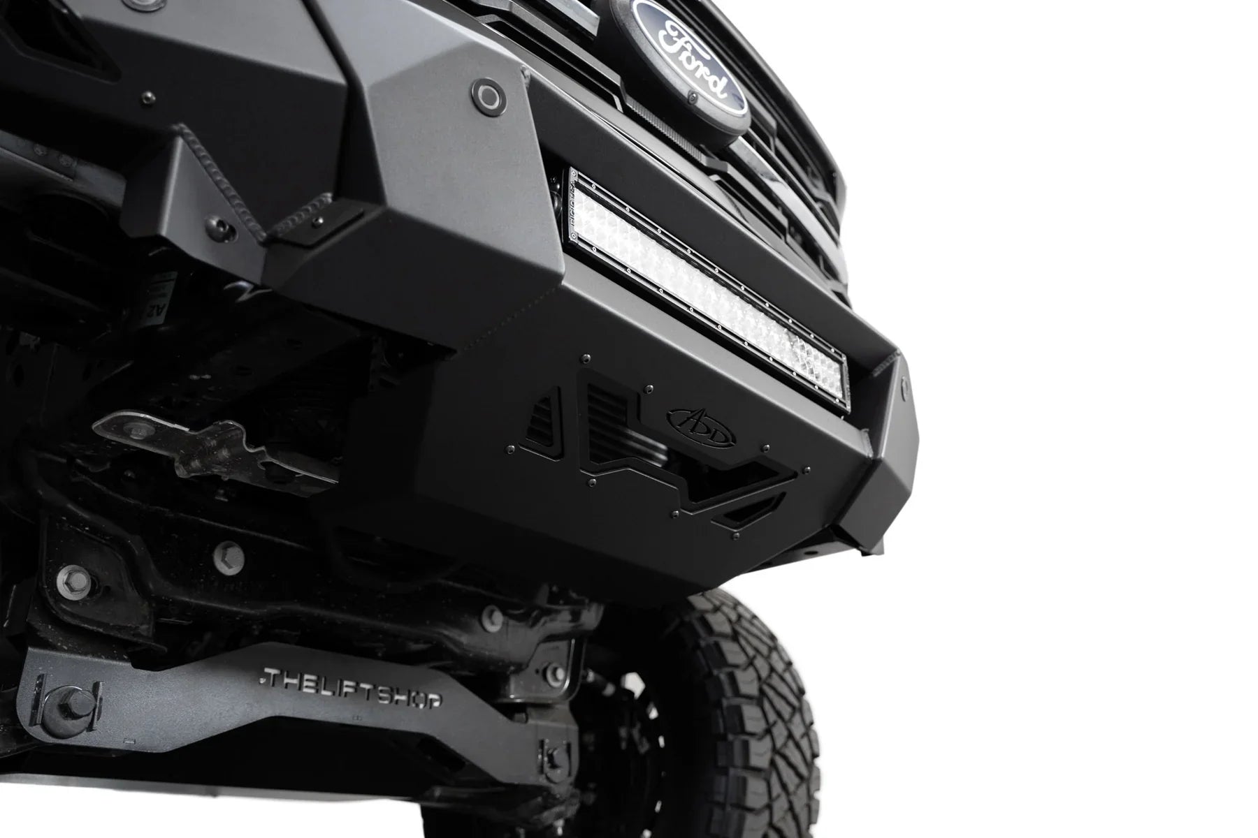 ADD F1900305080103 2024 Ford F150 Black Label Front Bumper - Rugged Truck Gear