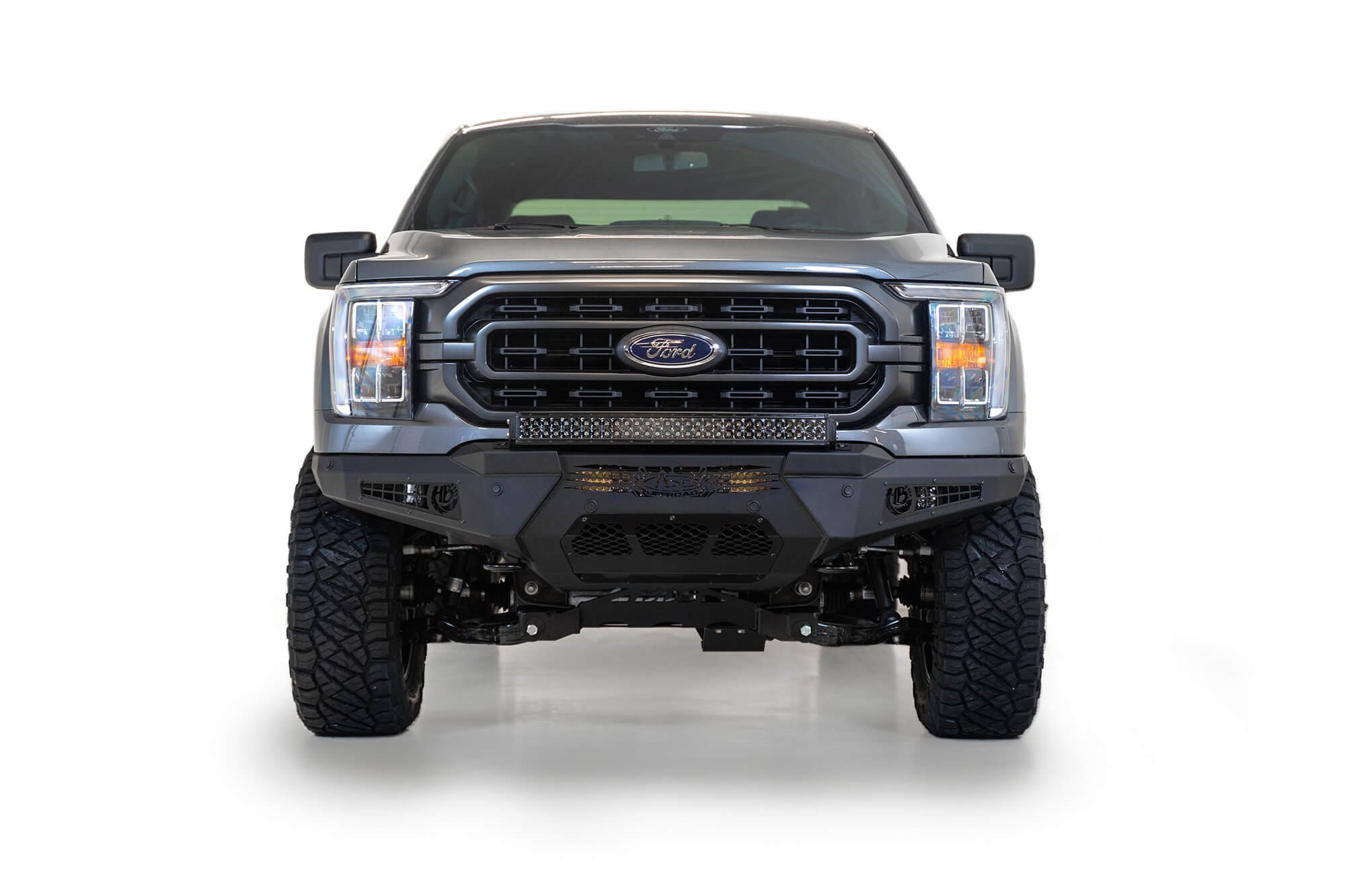 ADD F190111040103 2021 - 2023 Ford F150 HoneyBadger Front Bumper - Rugged Truck Gear