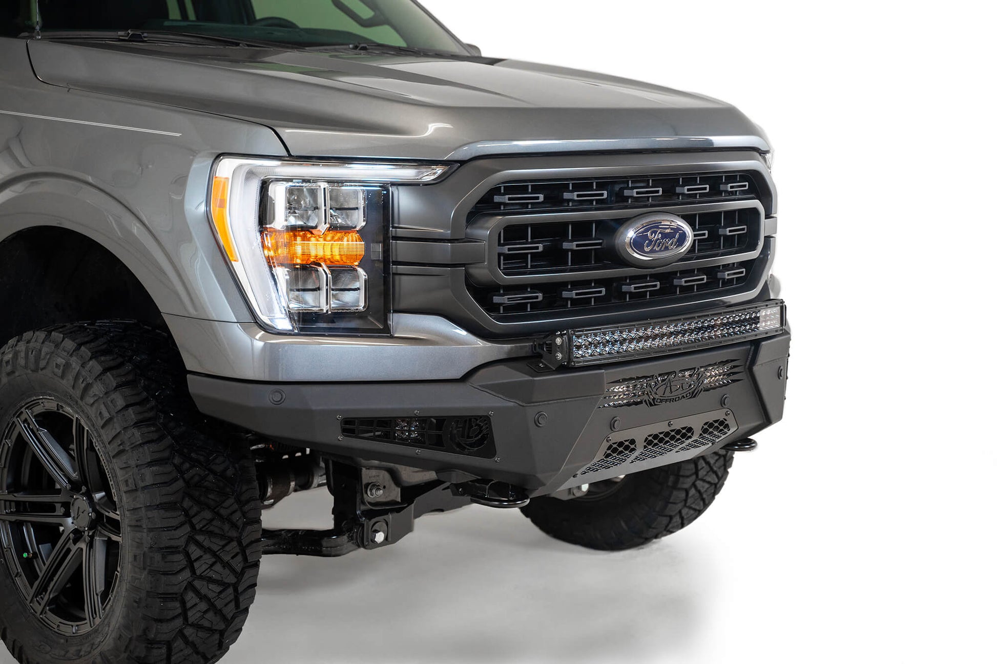 ADD F190111040103 2021 - 2023 Ford F150 HoneyBadger Front Bumper - Rugged Truck Gear
