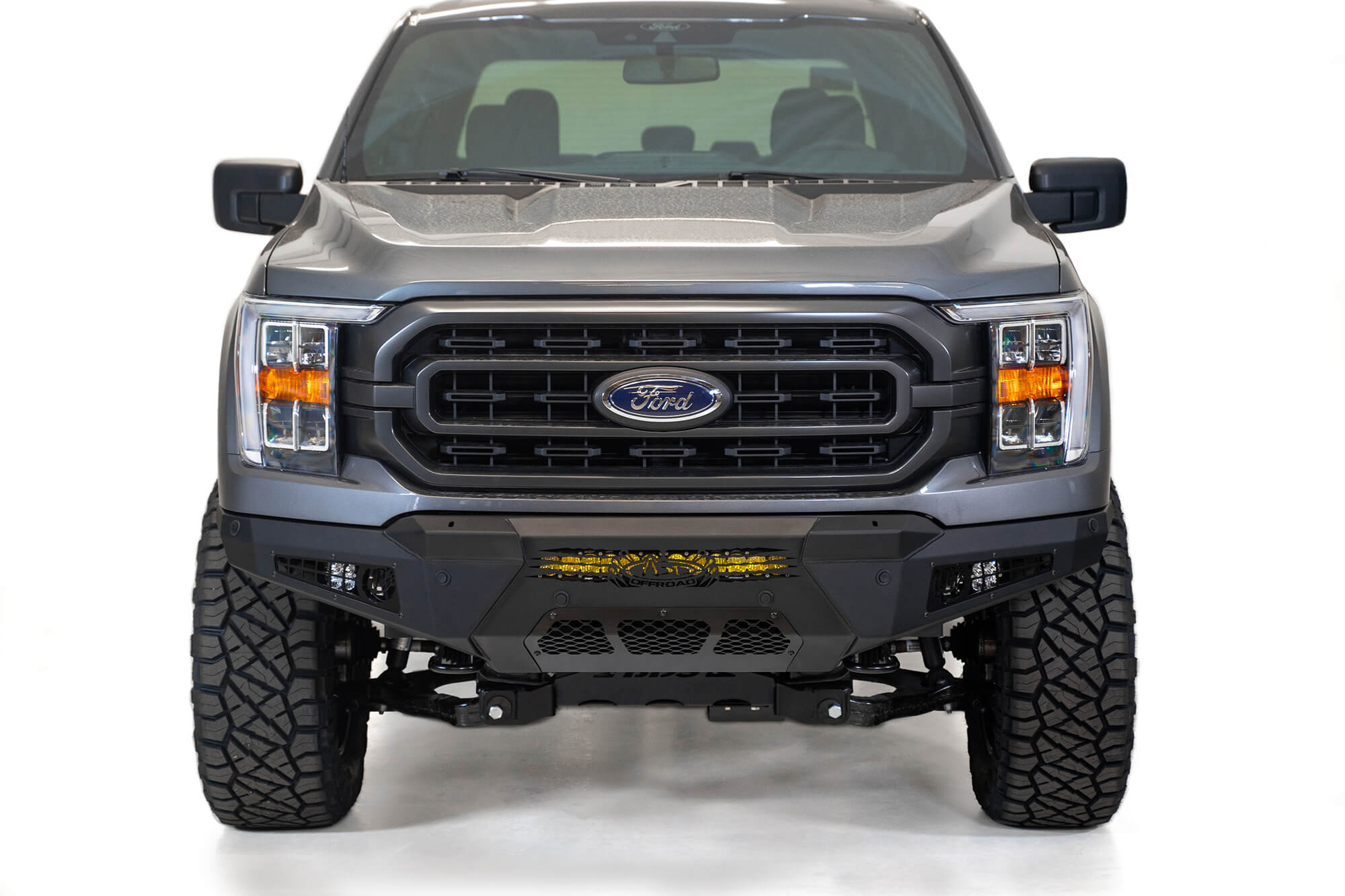 ADD F190111040103 2021 - 2023 Ford F150 HoneyBadger Front Bumper - Rugged Truck Gear