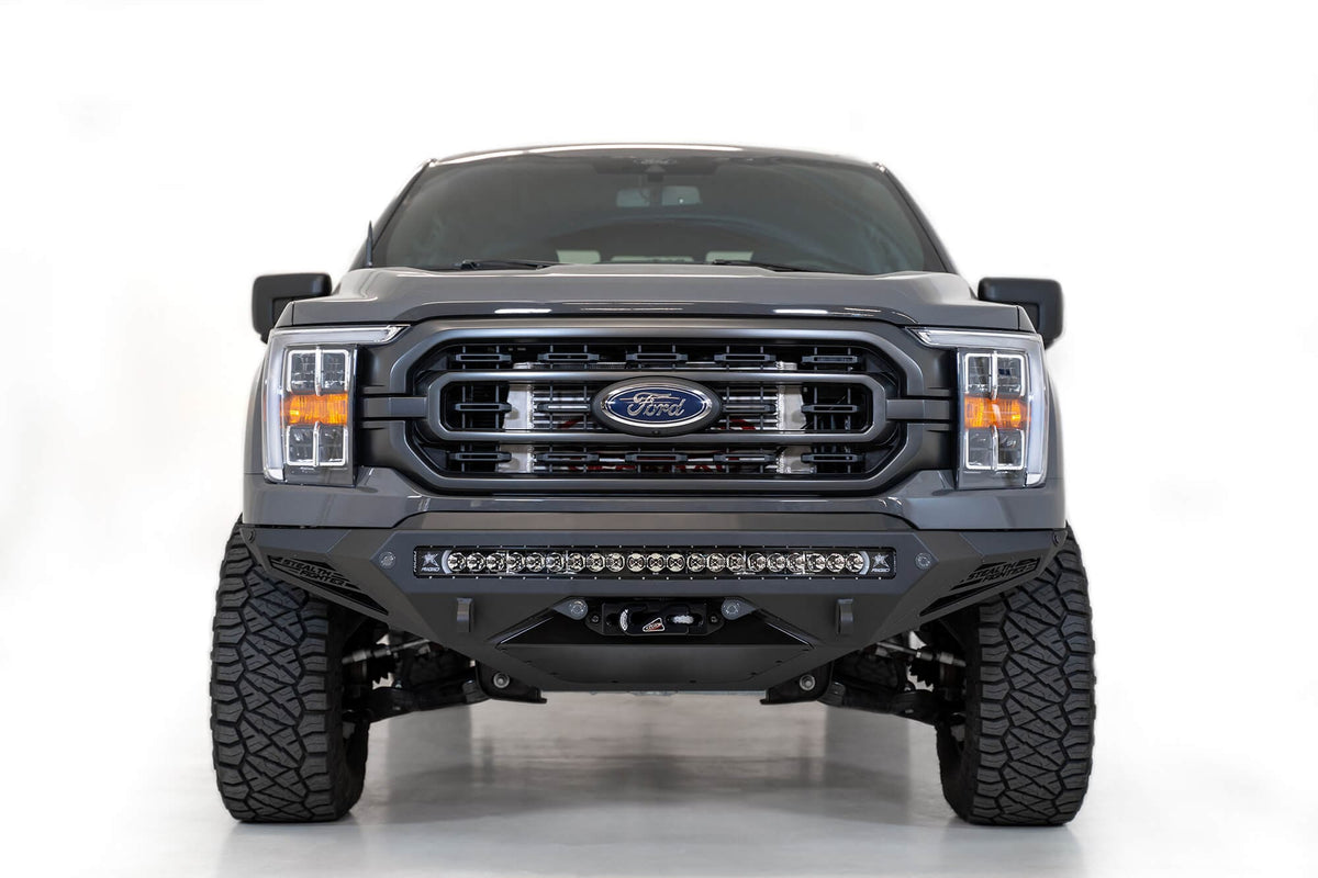 ADD F191422860103 2021 - 2023 Ford F150 Stealth Fighter Winch Front Bumper - Rugged Truck Gear