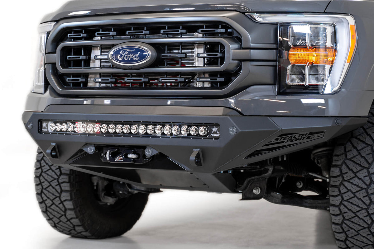 ADD F191422860103 2021 - 2023 Ford F150 Stealth Fighter Winch Front Bumper - Rugged Truck Gear