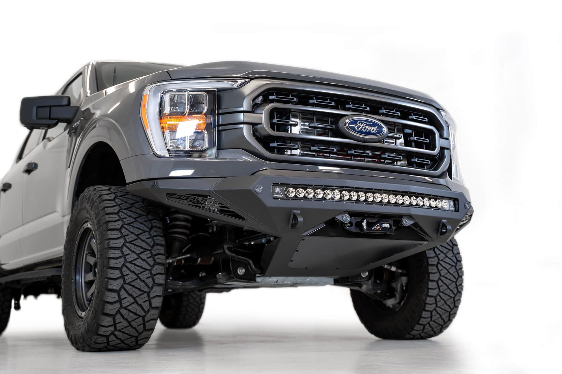 ADD F191422860103 2021 - 2023 Ford F150 Stealth Fighter Winch Front Bumper - Rugged Truck Gear