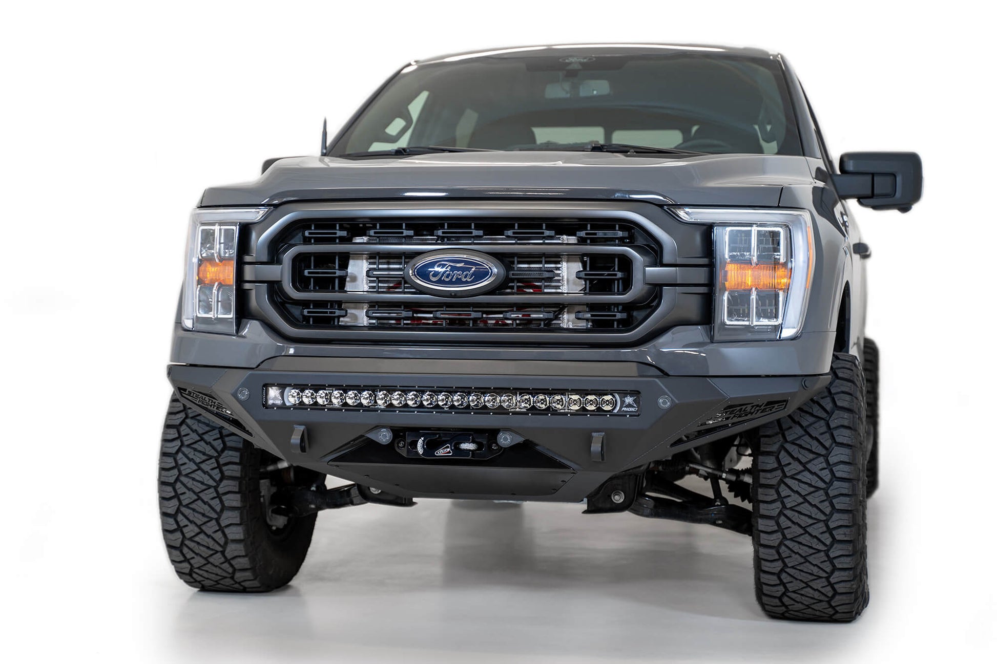 ADD F191422860103 2021 - 2023 Ford F150 Stealth Fighter Winch Front Bumper - Rugged Truck Gear