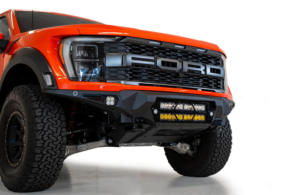 ADD F210012140103 2021 - 2023 Ford Raptor Bomber Front Bumper (20 - Inch Lights) - Rugged Truck Gear