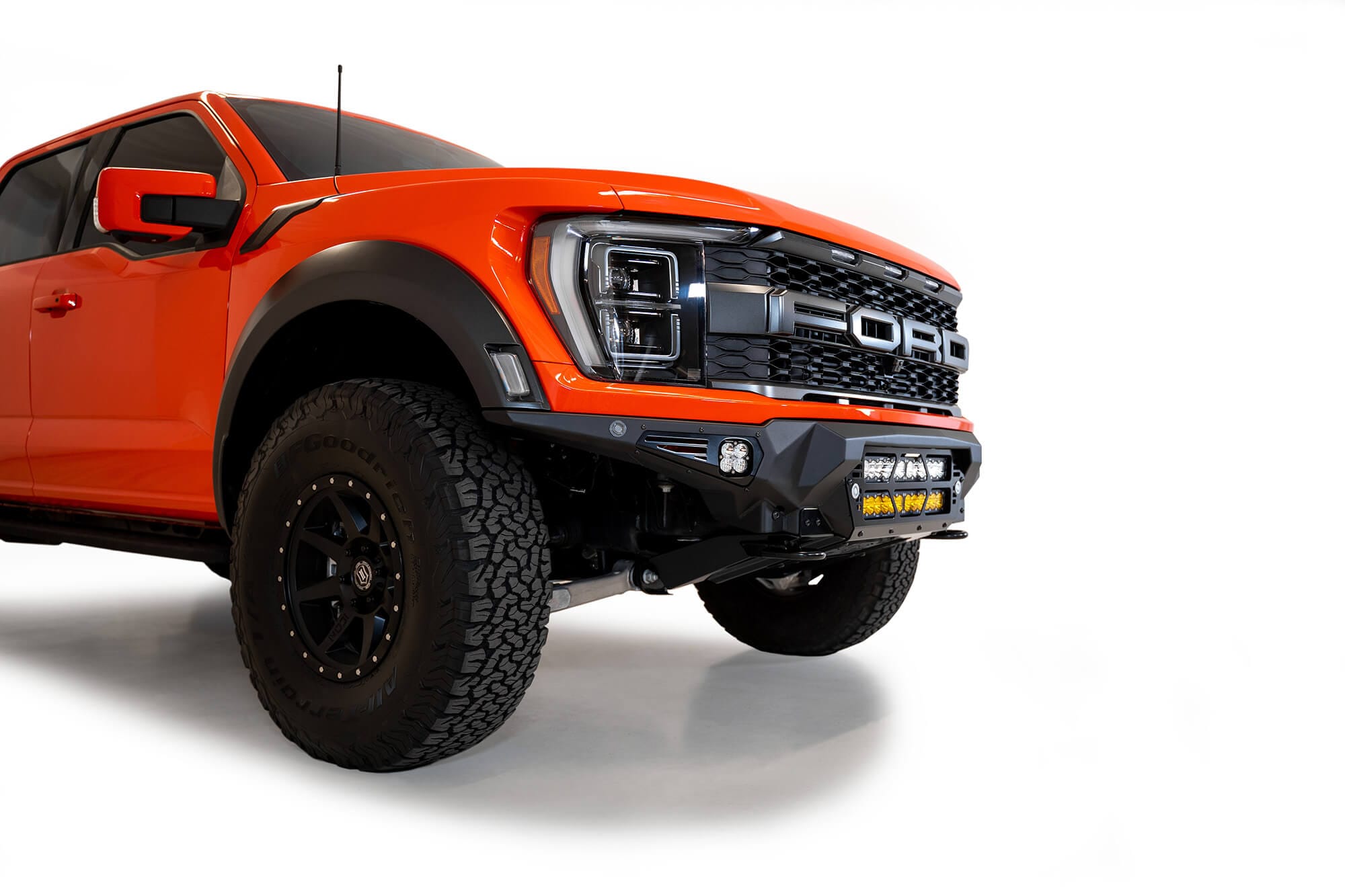 ADD F210012140103 2021 - 2023 Ford Raptor Bomber Front Bumper (20 - Inch Lights) - Rugged Truck Gear