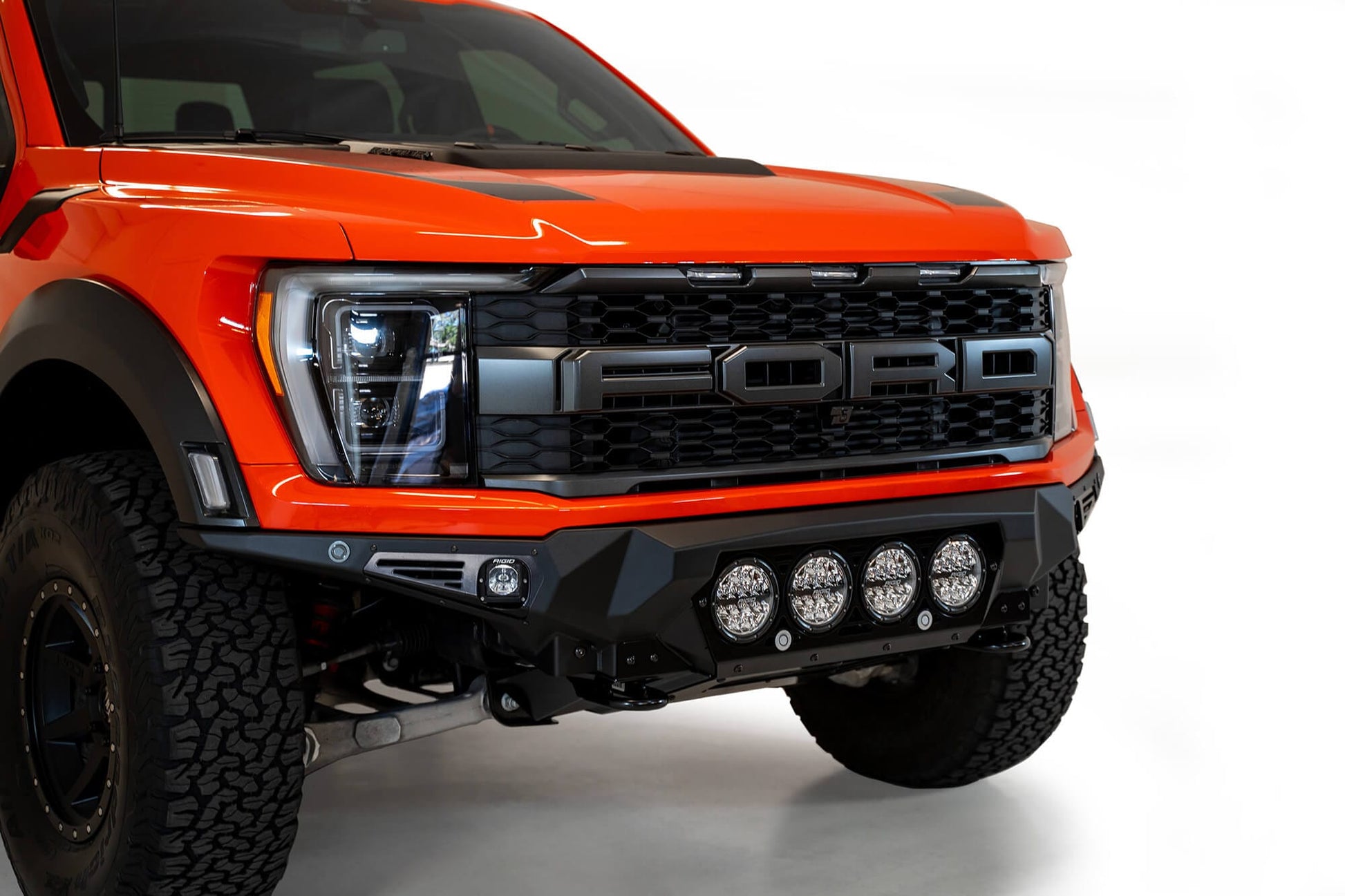 ADD F210014110103 2021 - 2023 Ford Raptor Bomber Front Bumper (Rigid) - Rugged Truck Gear