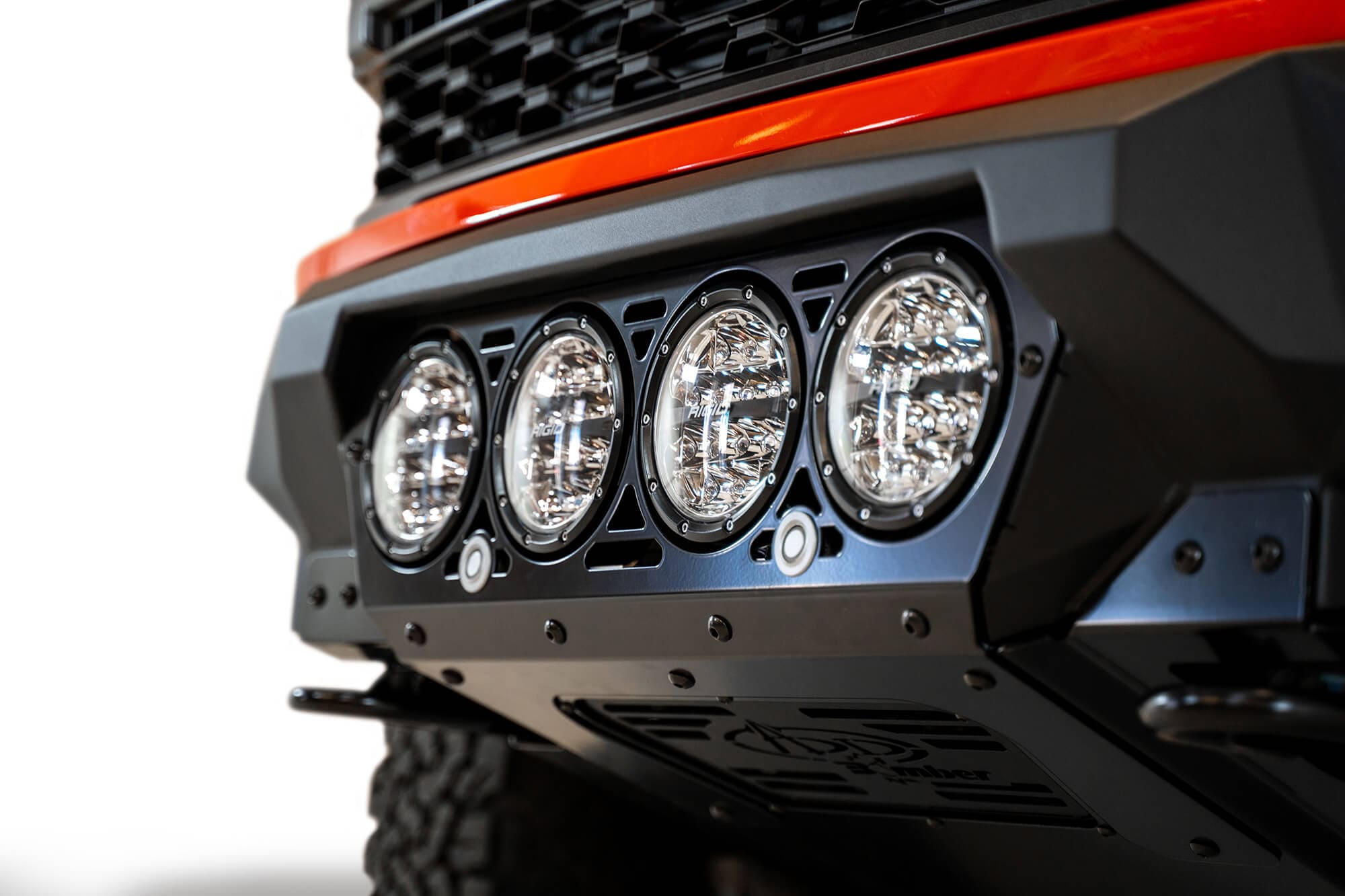 ADD F210014110103 2021 - 2023 Ford Raptor Bomber Front Bumper (Rigid) - Rugged Truck Gear