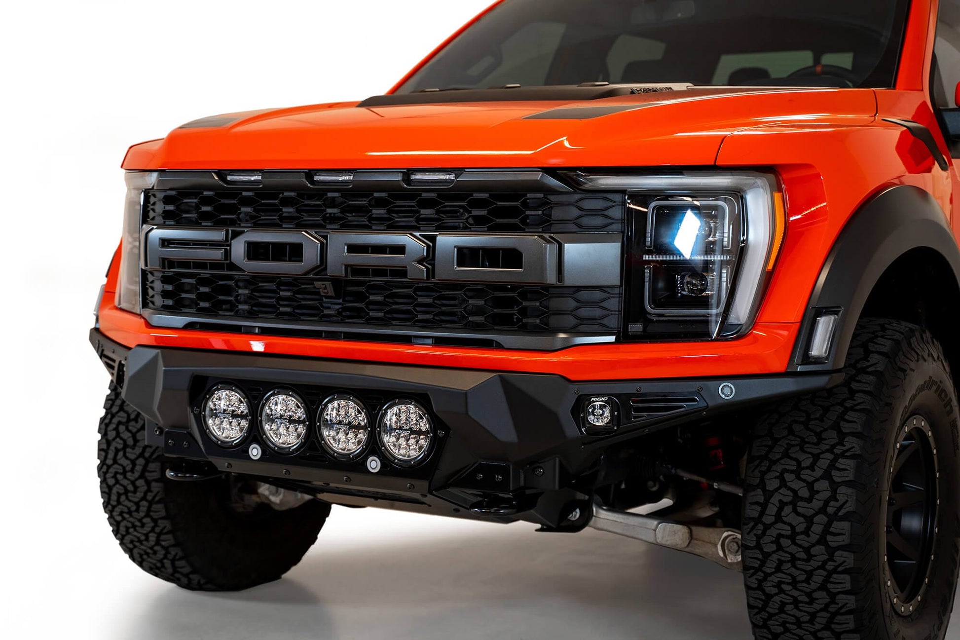 ADD F210014110103 2021 - 2023 Ford Raptor Bomber Front Bumper (Rigid) - Rugged Truck Gear
