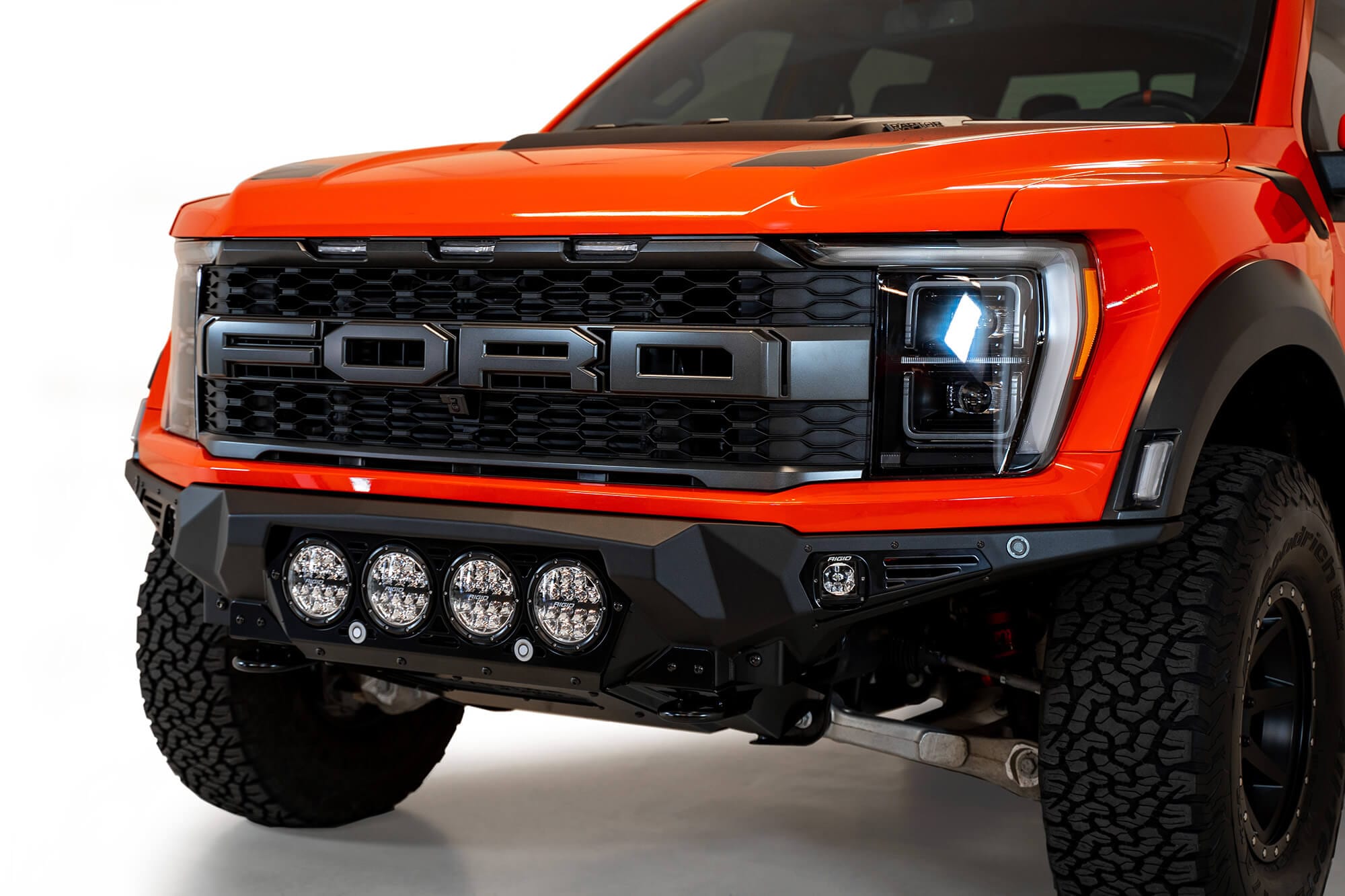 ADD F210014110103 2021 - 2023 Ford Raptor Bomber Front Bumper (Rigid) - Rugged Truck Gear