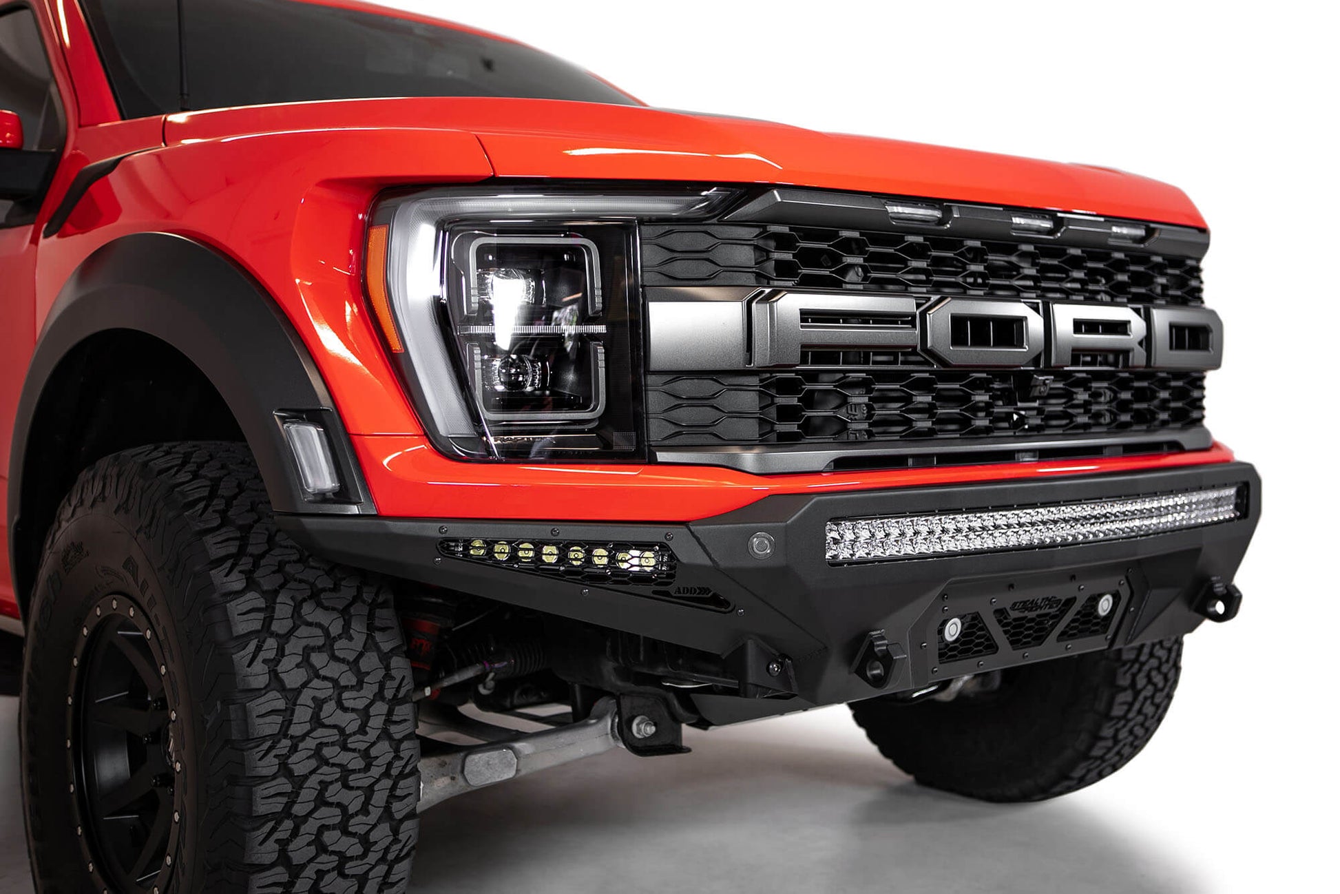 ADD F210151140103 2021 - 2023 Ford Raptor Stealth Fighter Front Bumper - Rugged Truck Gear