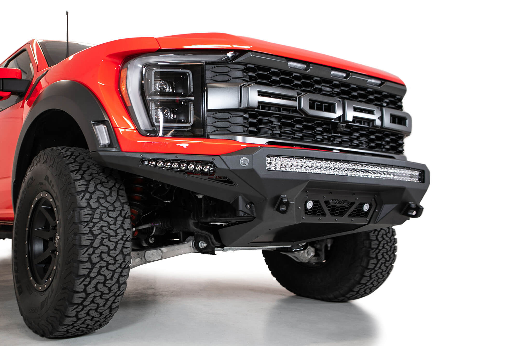 ADD F210151140103 2021 - 2023 Ford Raptor Stealth Fighter Front Bumper - Rugged Truck Gear