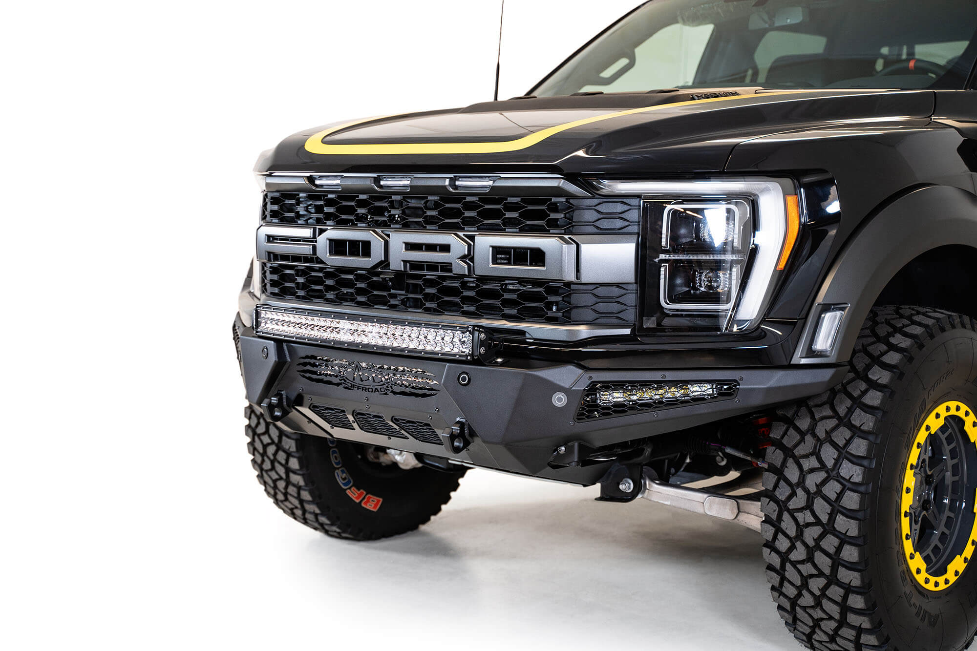 ADD F210211180103 2021 - 2023 Ford Raptor HoneyBadger Front Bumper - Rugged Truck Gear