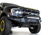 ADD F210221180103 2021 - 2023 Ford Raptor HoneyBadger Front Bumper with Top Hoop - Rugged Truck Gear