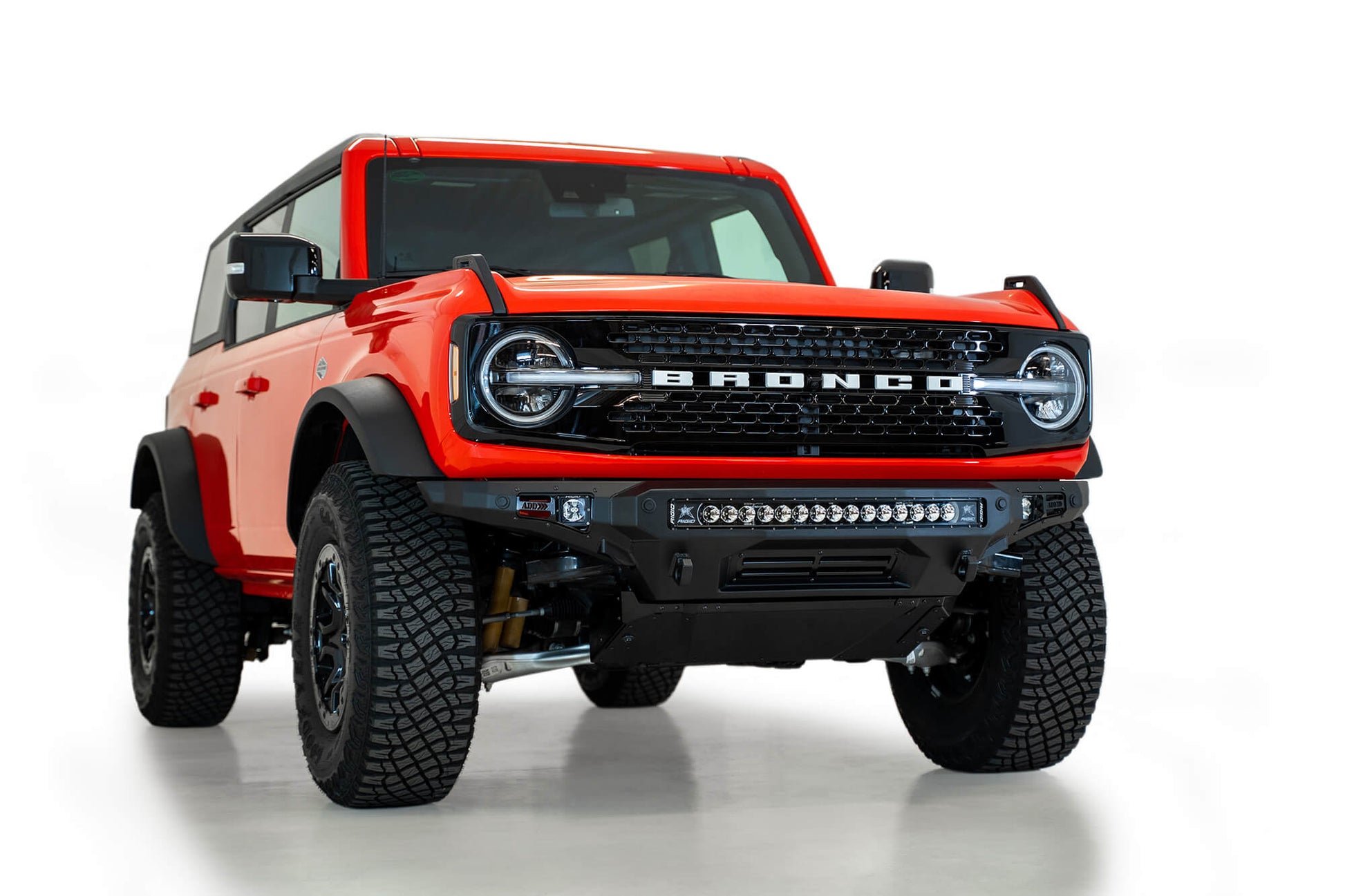 ADD F230142210103 2021 - 2023 Ford Bronco Stealth Fighter Front Bumper - Rugged Truck Gear