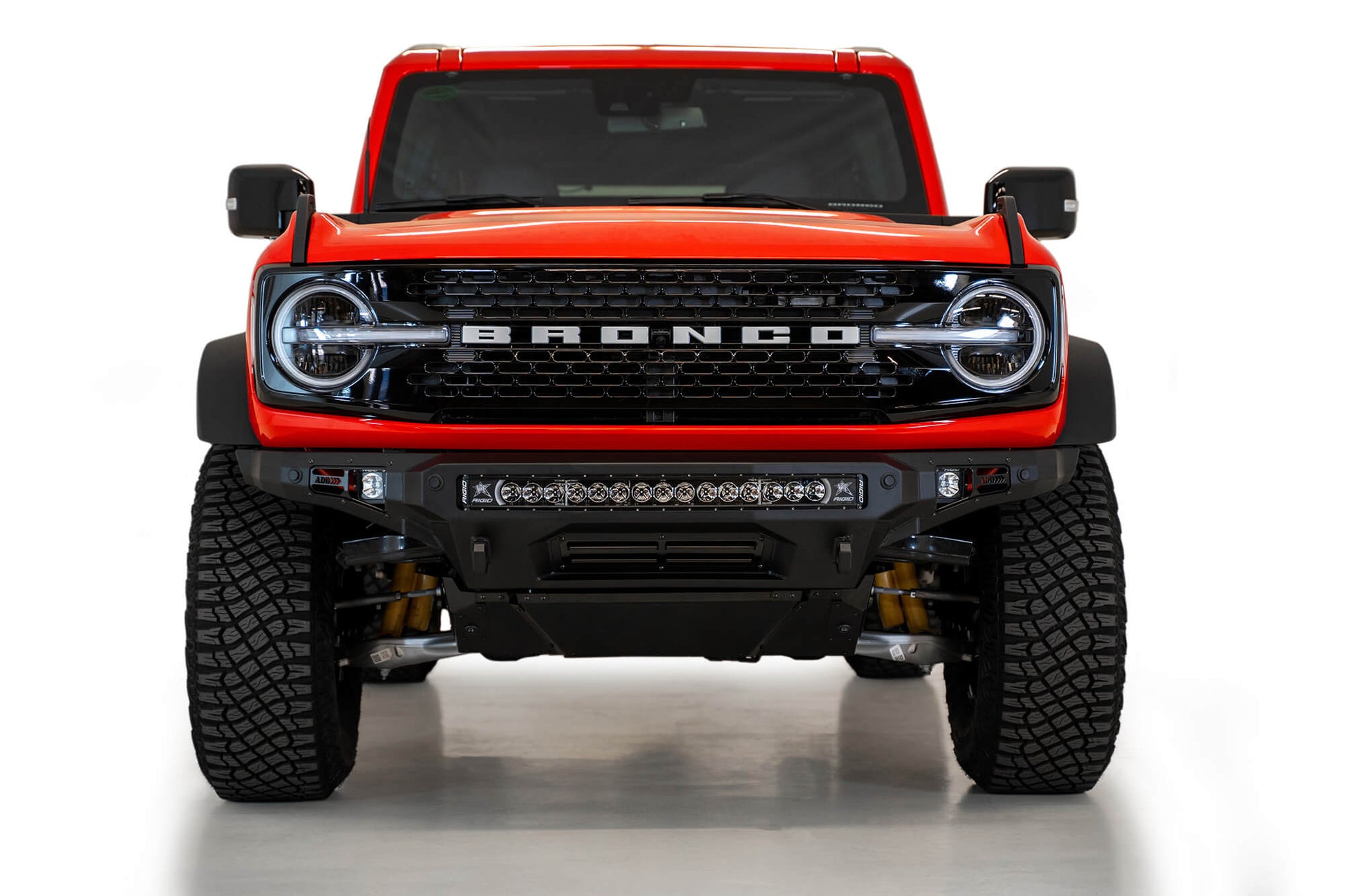 ADD F230142210103 2021 - 2023 Ford Bronco Stealth Fighter Front Bumper - Rugged Truck Gear