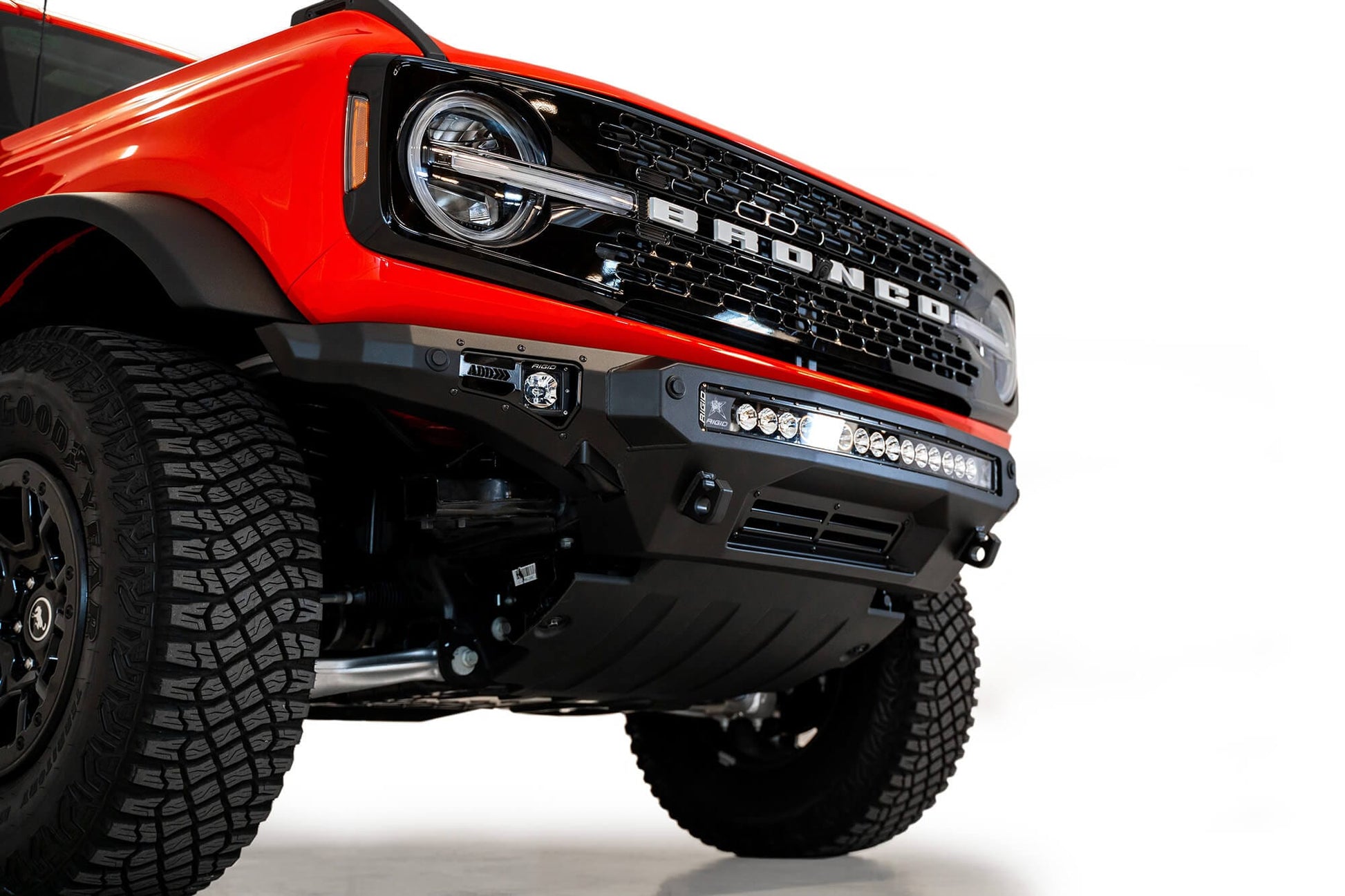 ADD F230142210103 2021 - 2023 Ford Bronco Stealth Fighter Front Bumper - Rugged Truck Gear