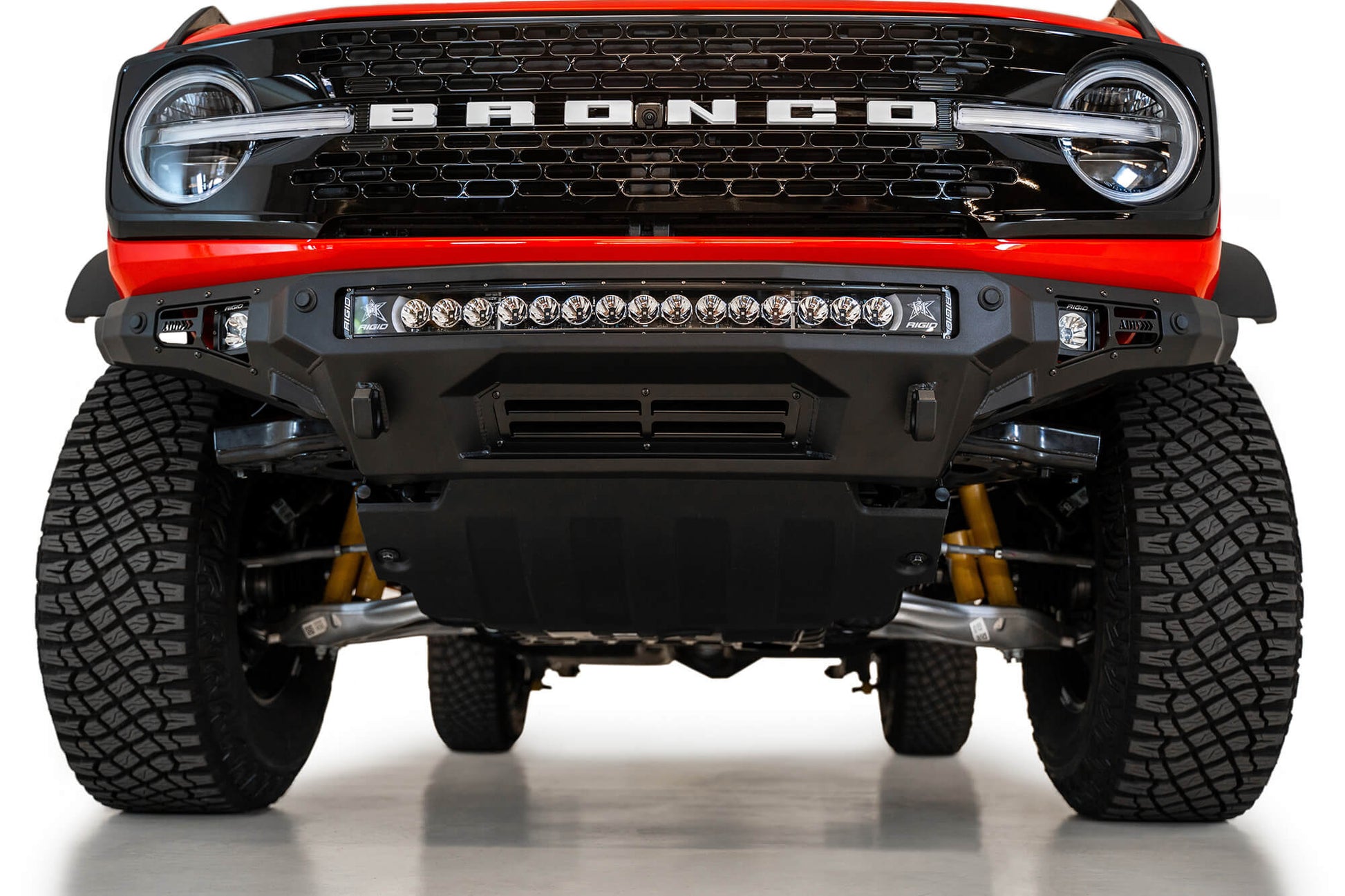 ADD F230142210103 2021 - 2023 Ford Bronco Stealth Fighter Front Bumper - Rugged Truck Gear