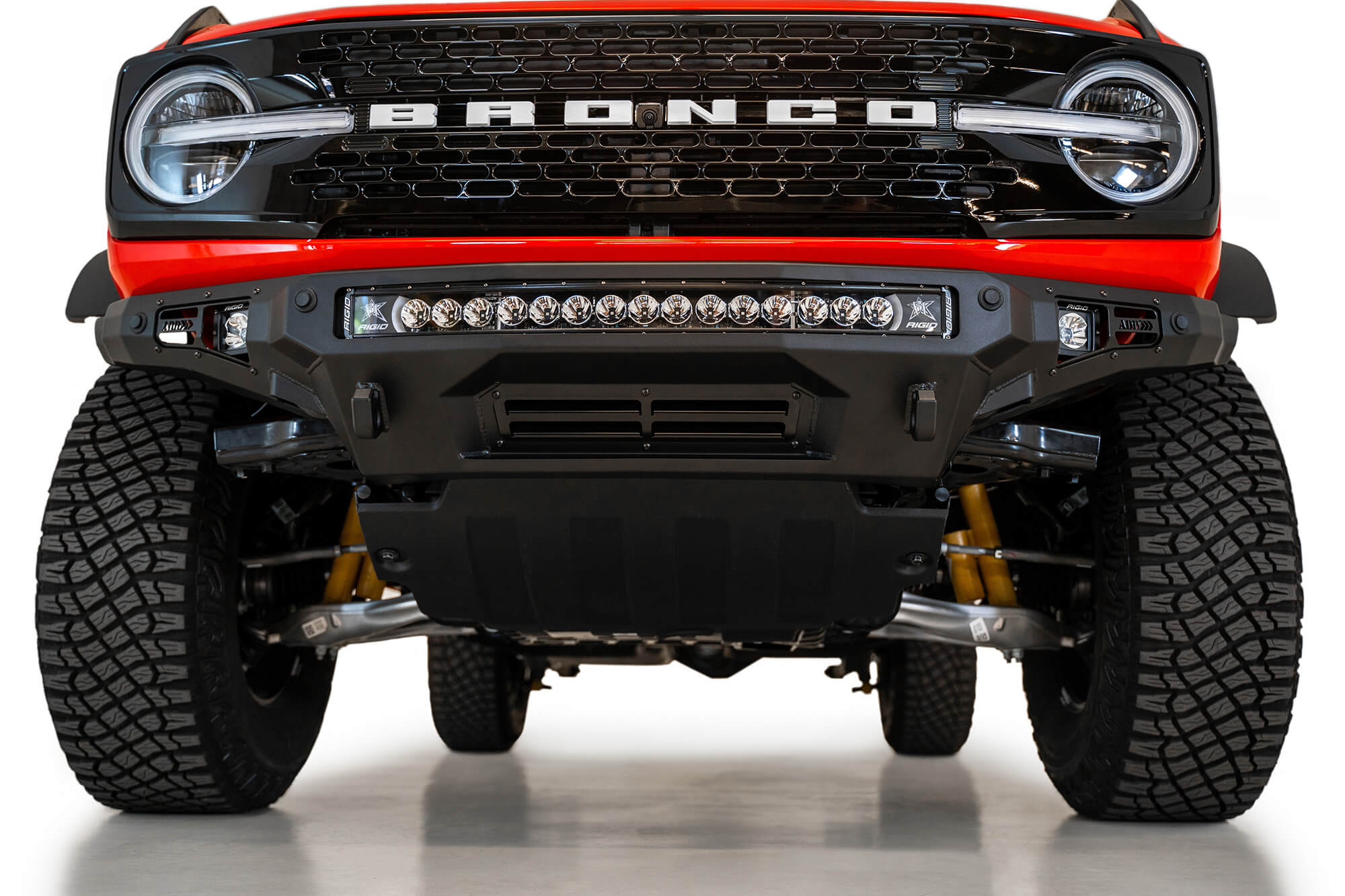 ADD F230142210103 2021 - 2023 Ford Bronco Stealth Fighter Front Bumper - Rugged Truck Gear