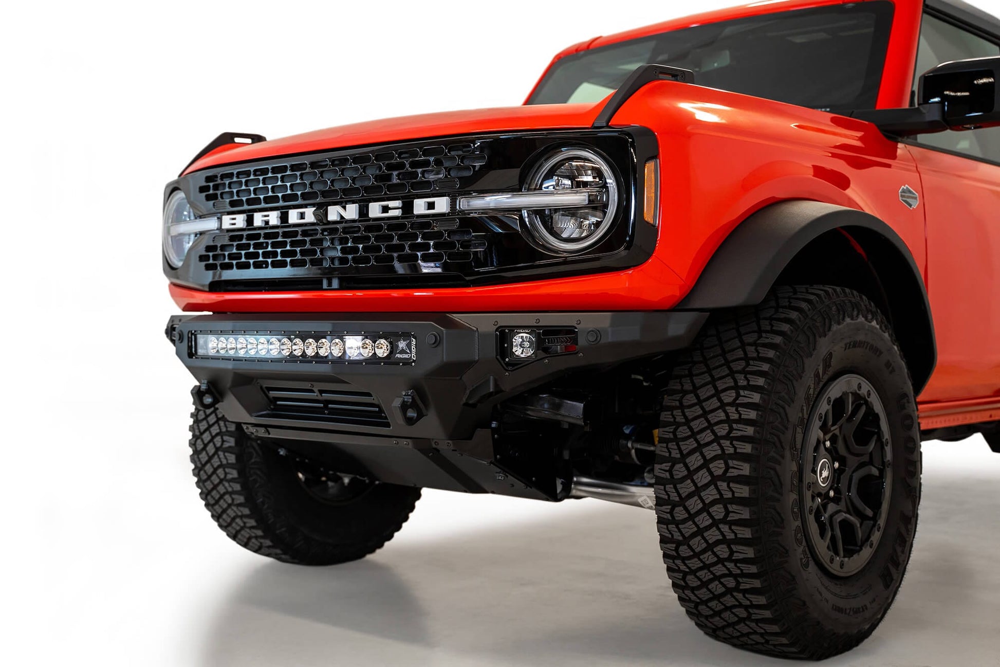 ADD F230142210103 2021 - 2023 Ford Bronco Stealth Fighter Front Bumper - Rugged Truck Gear