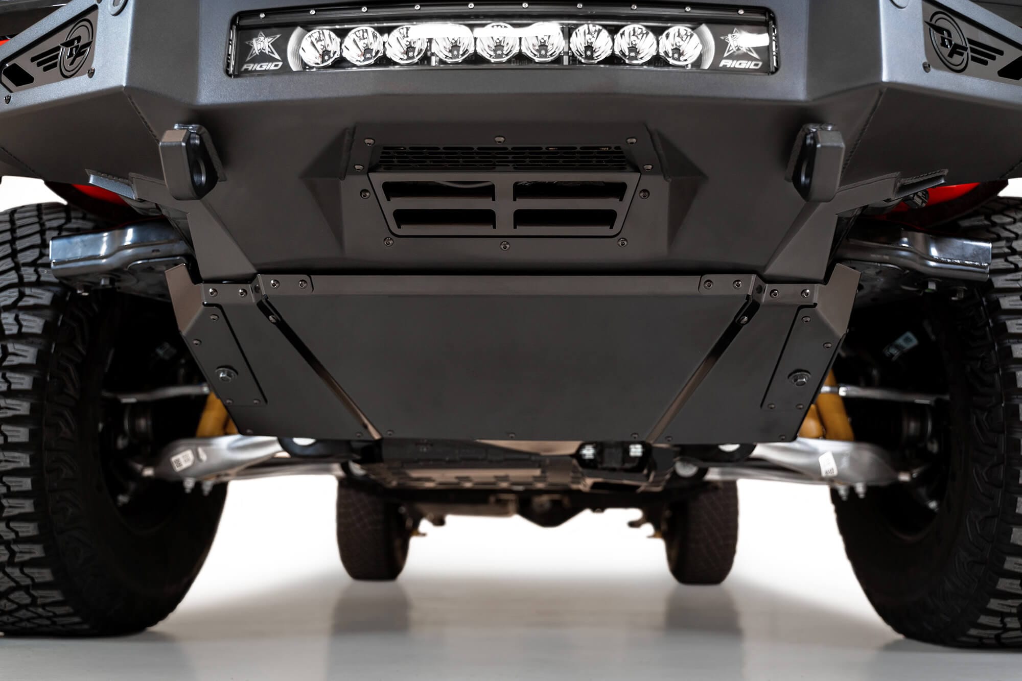 ADD F230181060103 2021 - 2023 Ford Bronco Rock Fighter Winch Front Bumper - Rugged Truck Gear