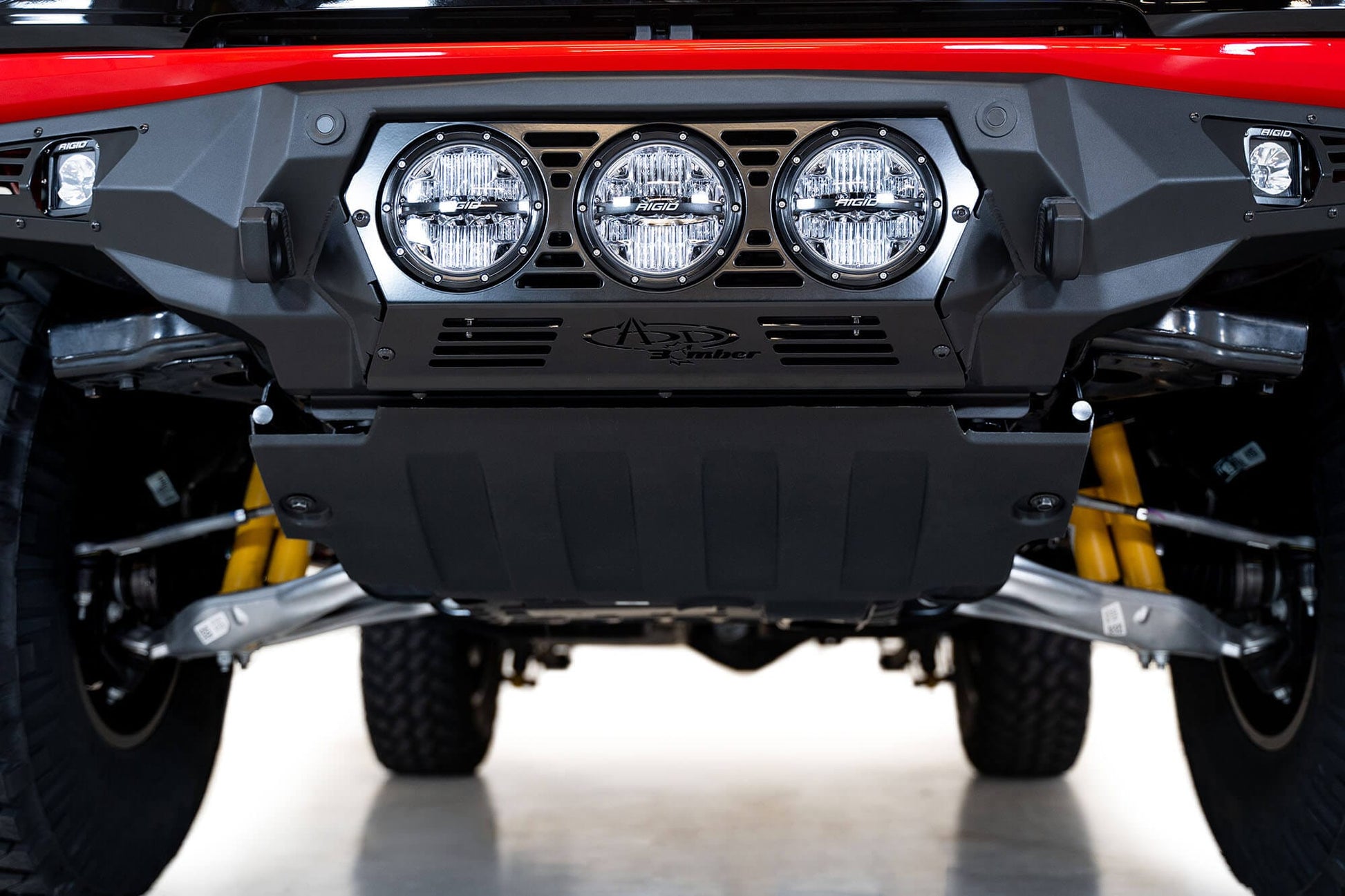 ADD F230194130103 2021 - 2023 Ford Bronco Bomber Front Bumper (Rigid) - Rugged Truck Gear
