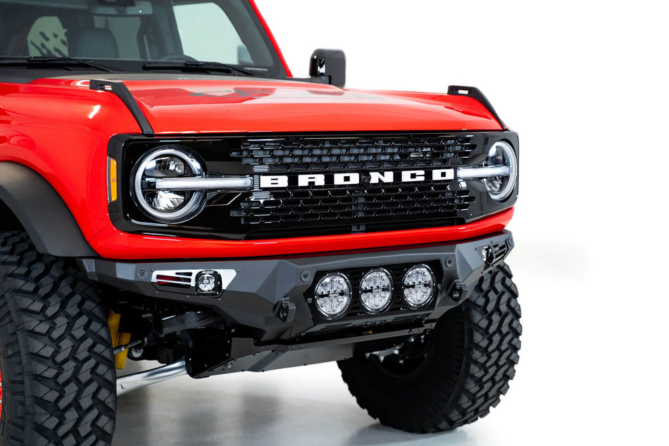 ADD F230194130103 2021 - 2023 Ford Bronco Bomber Front Bumper (Rigid) - Rugged Truck Gear