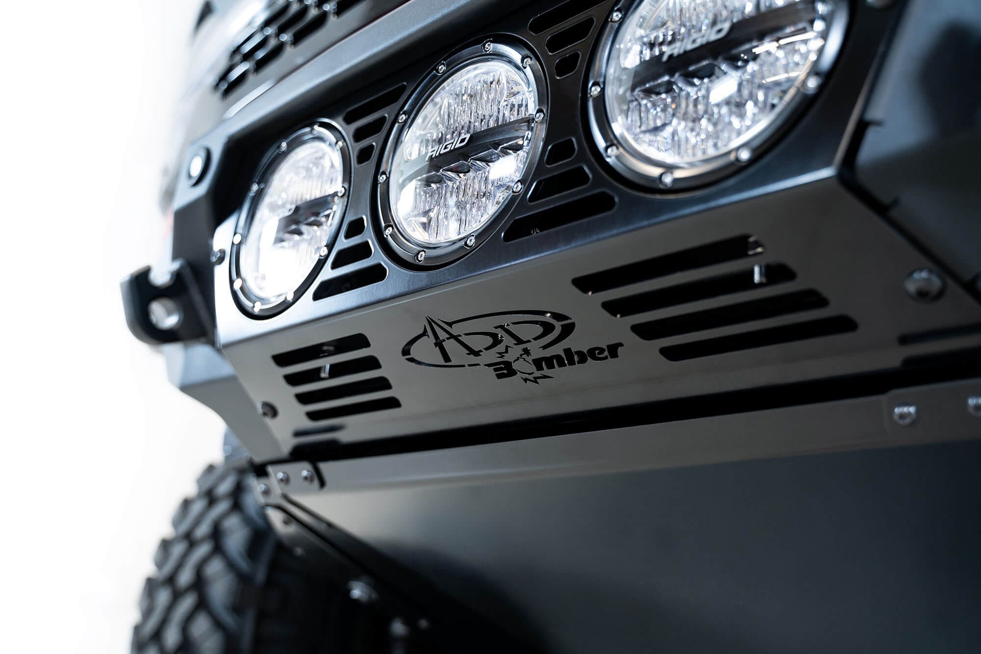 ADD F230194130103 2021 - 2023 Ford Bronco Bomber Front Bumper (Rigid) - Rugged Truck Gear