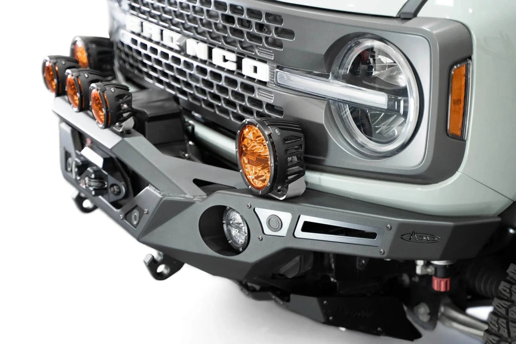 ADD F230311070102 2021 - 2023 Ford Bronco Krawler Front Bumper - Rugged Truck Gear