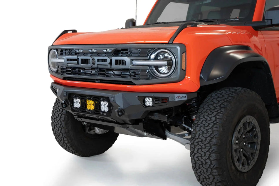 ADD F260014120103 2022 - 2023 Ford Bronco Raptor Bomber Front Bumper (Baja) - Rugged Truck Gear