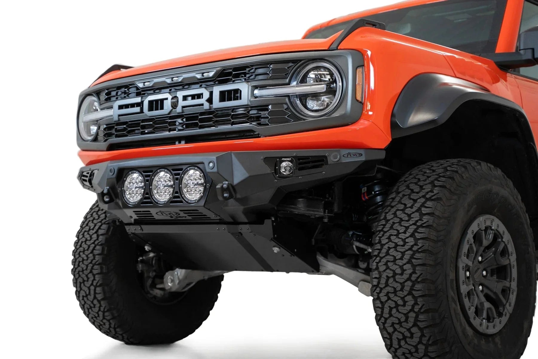ADD F260014130103 2022 - 2023 Ford Bronco Raptor Bomber Front Bumper (Rigid) - Rugged Truck Gear