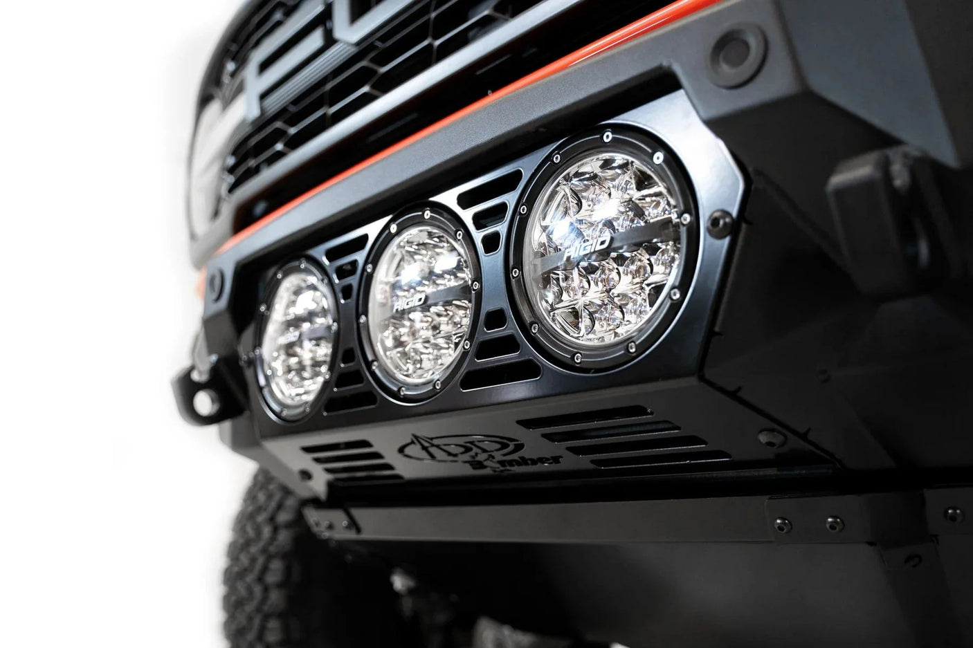 ADD F260014130103 2022-2023 Ford Bronco Raptor Bomber Front Bumper (Rigid) - BumperStock