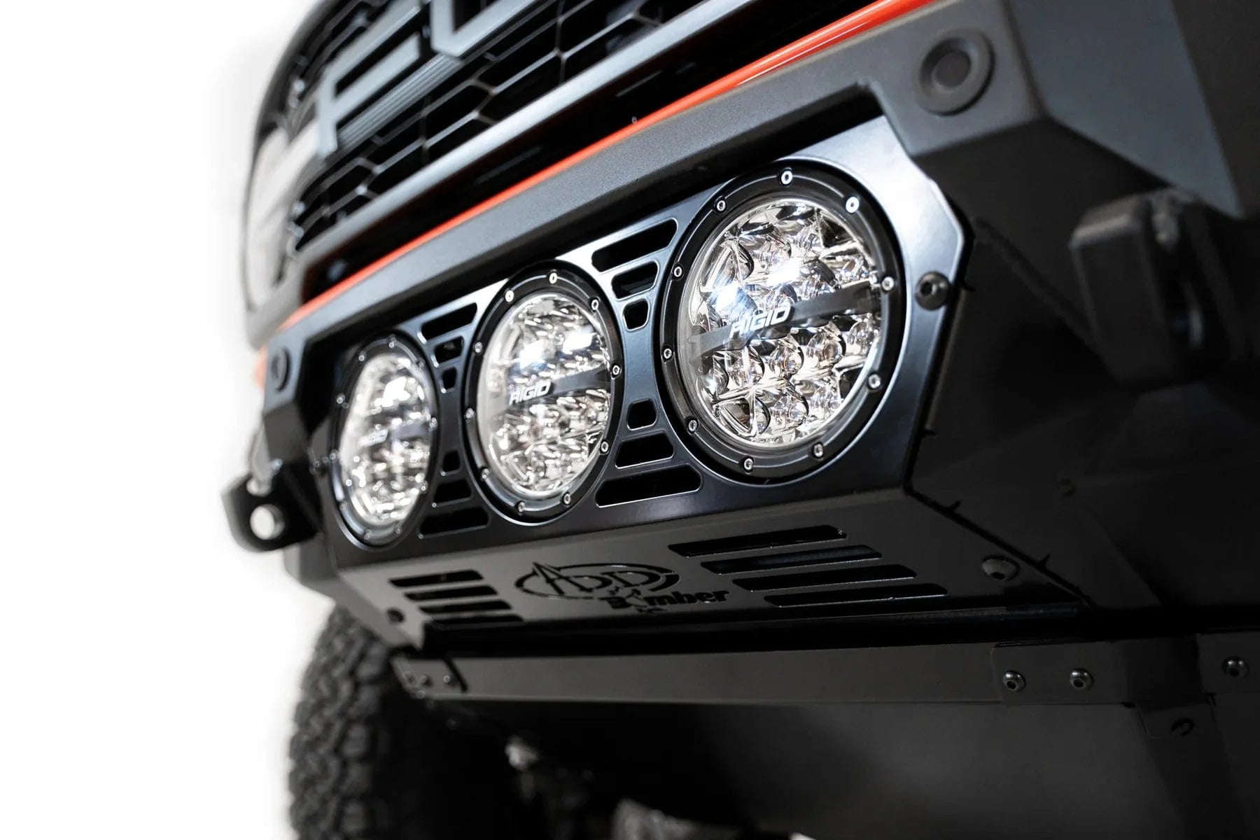 ADD F260014130103 2022 - 2023 Ford Bronco Raptor Bomber Front Bumper (Rigid) - Rugged Truck Gear