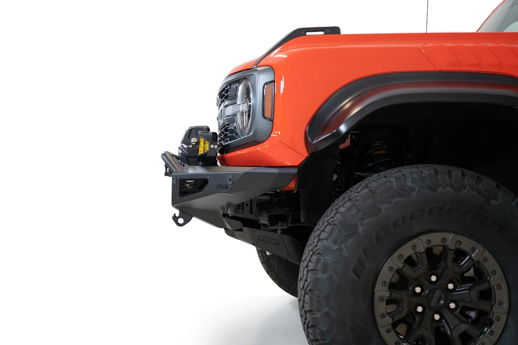 ADD F260181060103 2022 - 2023 Ford Bronco Raptor Rock Fighter Front Winch Bumper - Rugged Truck Gear