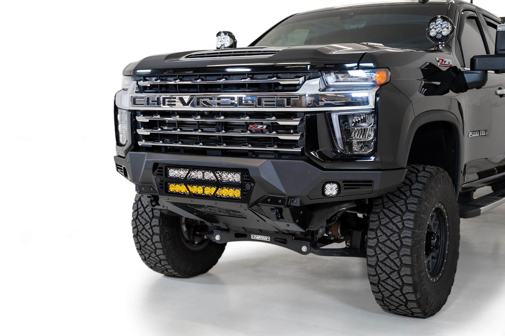 ADD F270012140103 2020 - 2023 Chevy Silverado 2500/3500 HD Bomber Front Bumper (20 Inch Lights) - Rugged Truck Gear