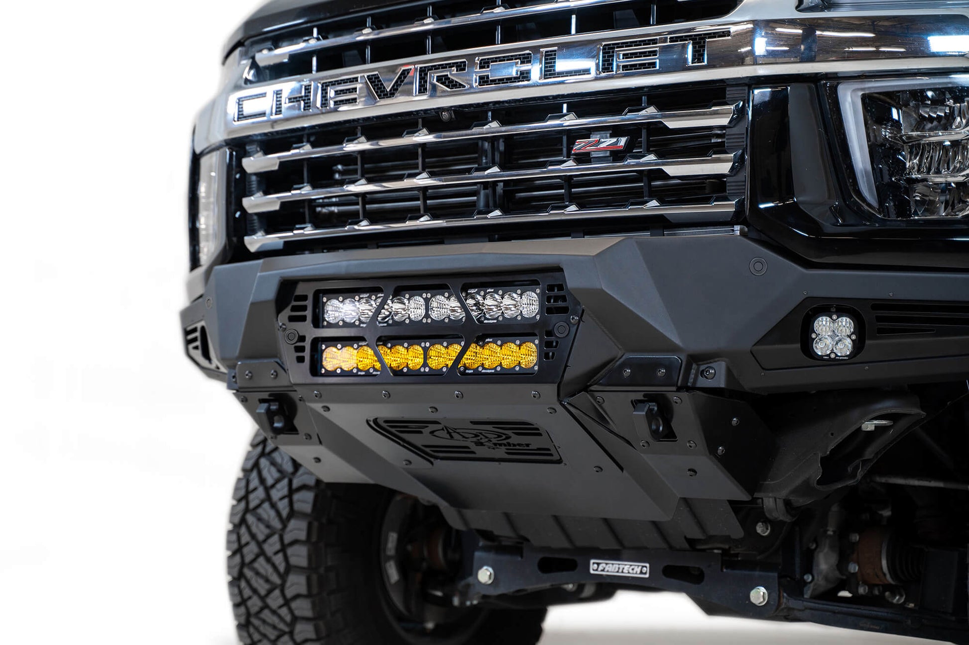 ADD F270012140103 2020 - 2023 Chevy Silverado 2500/3500 HD Bomber Front Bumper (20 Inch Lights) - Rugged Truck Gear