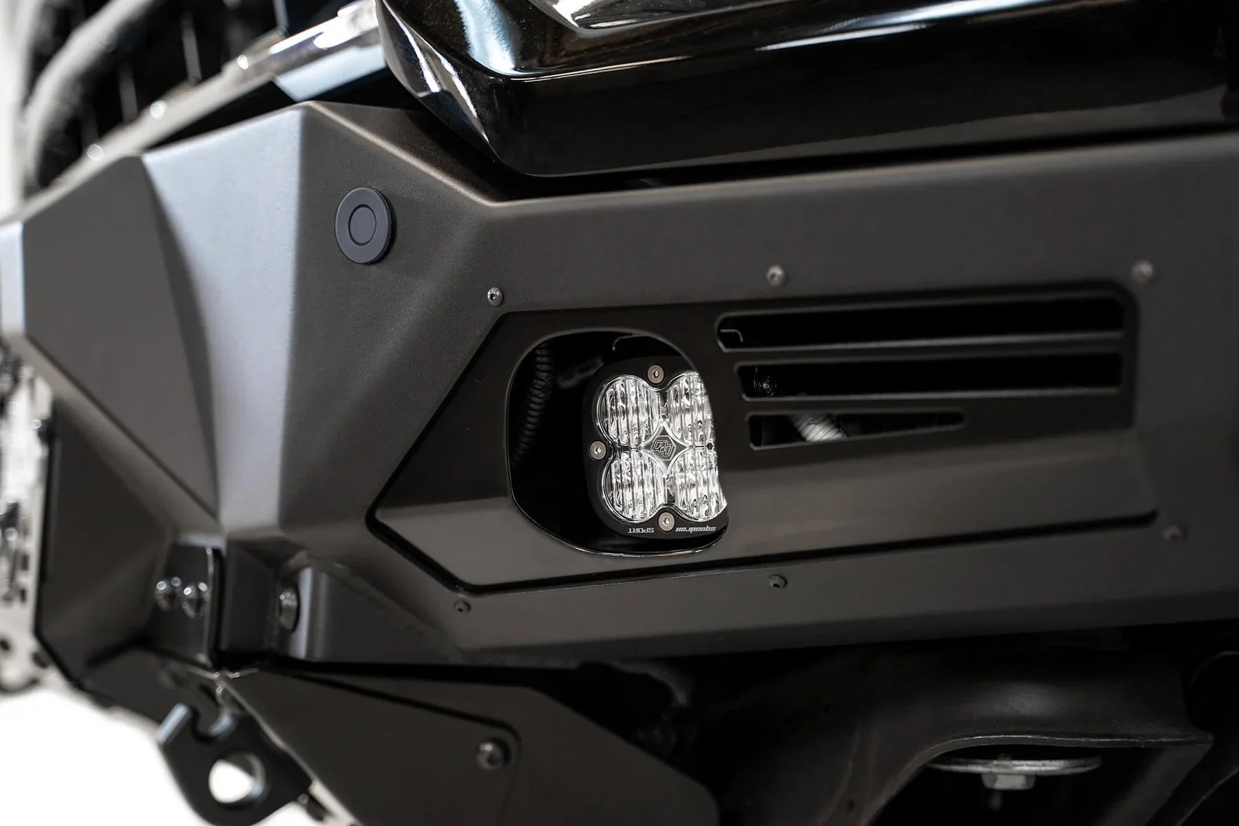 ADD F270014100103 2020 - 2023 Chevy Silverado 2500/3500 HD Bomber Front Bumper | Baja Design Light Mount - Rugged Truck Gear
