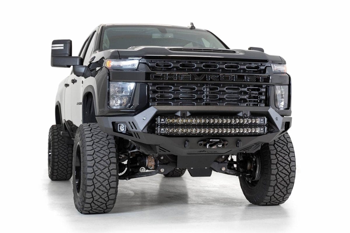 ADD F270043500103 2020 - 2023 Chevy Silverado 2500/3500 HD Bomber Winch Front Bumper - Rugged Truck Gear