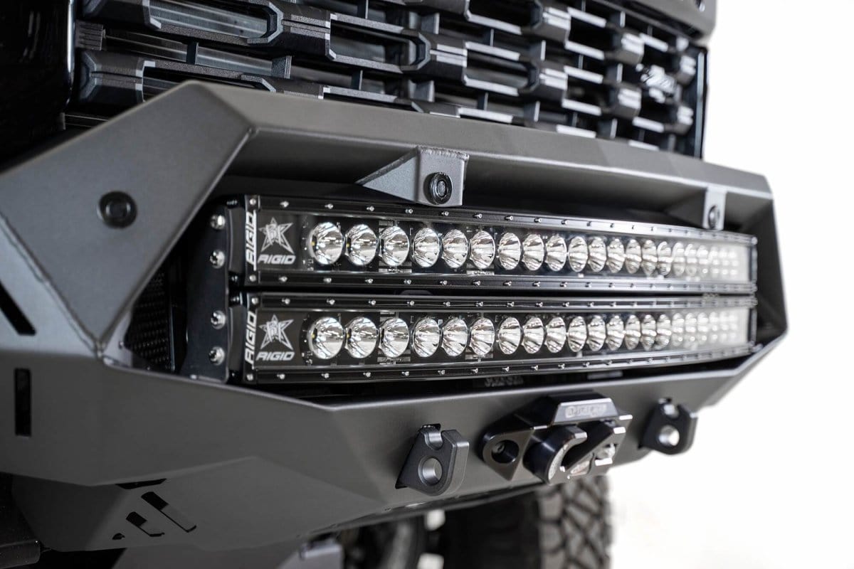 ADD F270043500103 2020 - 2023 Chevy Silverado 2500/3500 HD Bomber Winch Front Bumper - Rugged Truck Gear