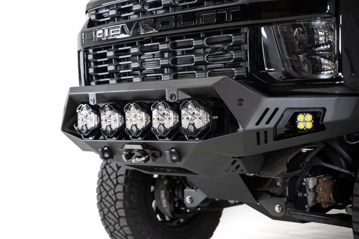 ADD F270043500103 2020 - 2023 Chevy Silverado 2500/3500 HD Bomber Winch Front Bumper - Rugged Truck Gear