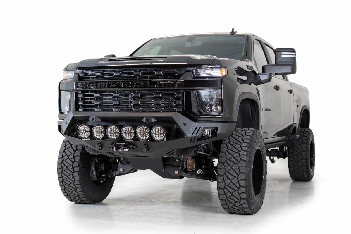ADD F270043500103 2020 - 2023 Chevy Silverado 2500/3500 HD Bomber Winch Front Bumper - Rugged Truck Gear