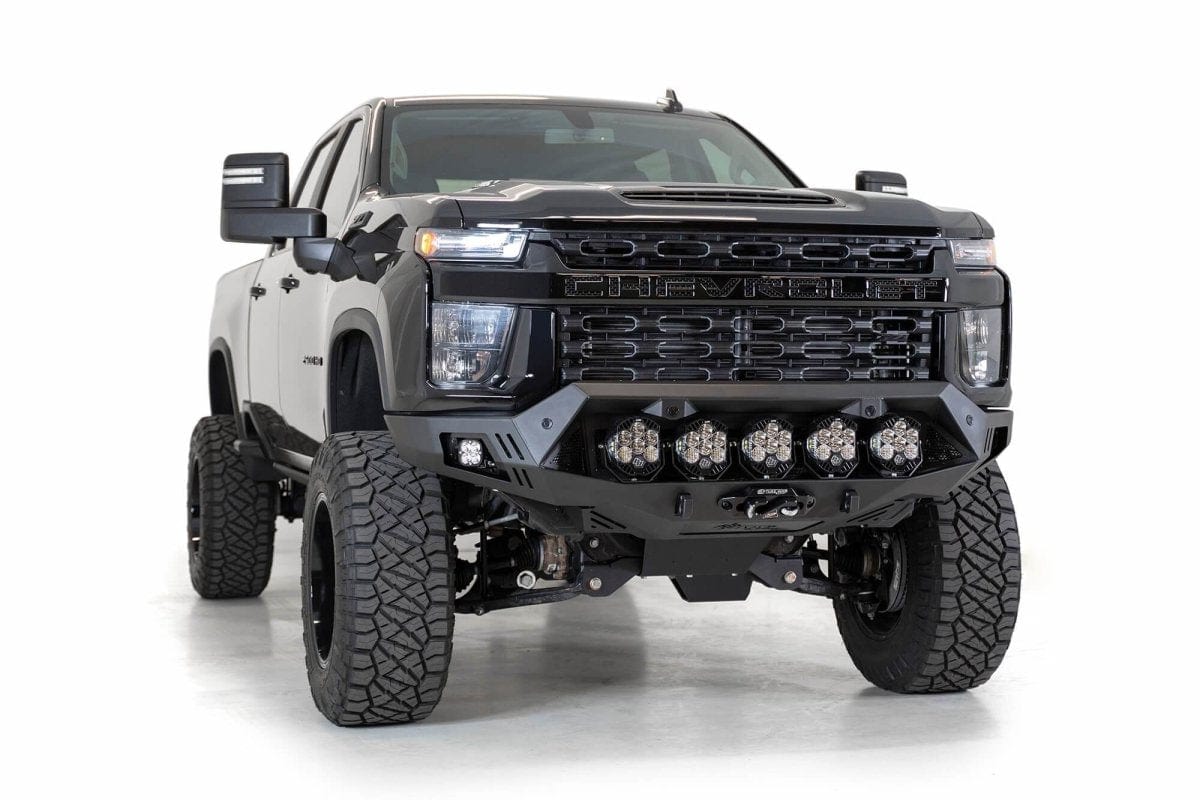 ADD F270043500103 2020 - 2023 Chevy Silverado 2500/3500 HD Bomber Winch Front Bumper - Rugged Truck Gear