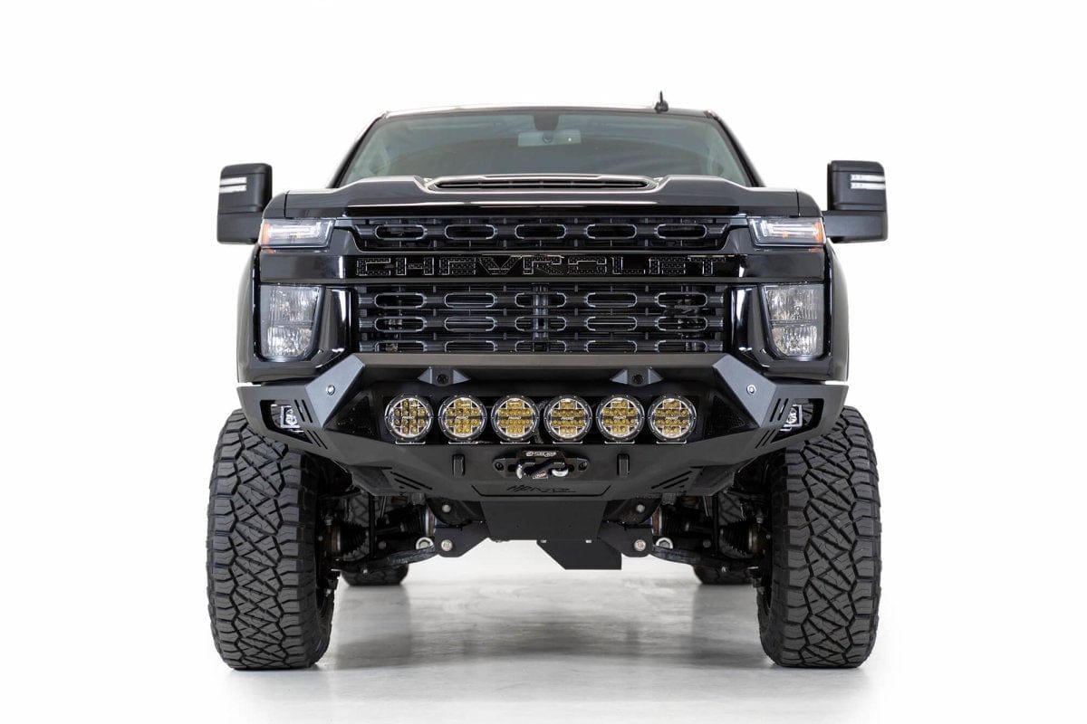 ADD F270043500103 2020 - 2023 Chevy Silverado 2500/3500 HD Bomber Winch Front Bumper - Rugged Truck Gear